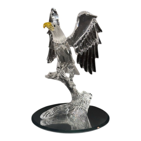 Swarovski Bald Eagle “Feathered Friends” “Feathered Beauties” Crystal Figurine